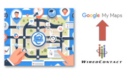 WiredContact and Google My Maps